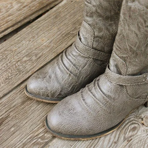 Smokestack Boots in Gray