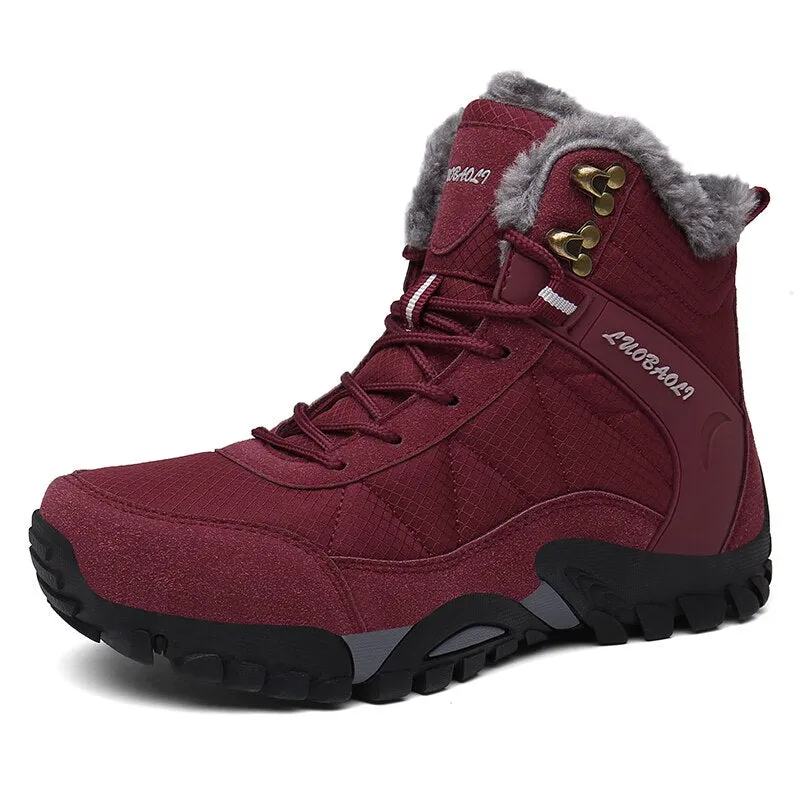 Snow boots and winter warm boots high quality waterproof men's shoes