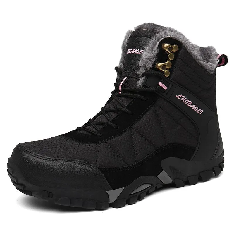 Snow boots and winter warm boots high quality waterproof men's shoes