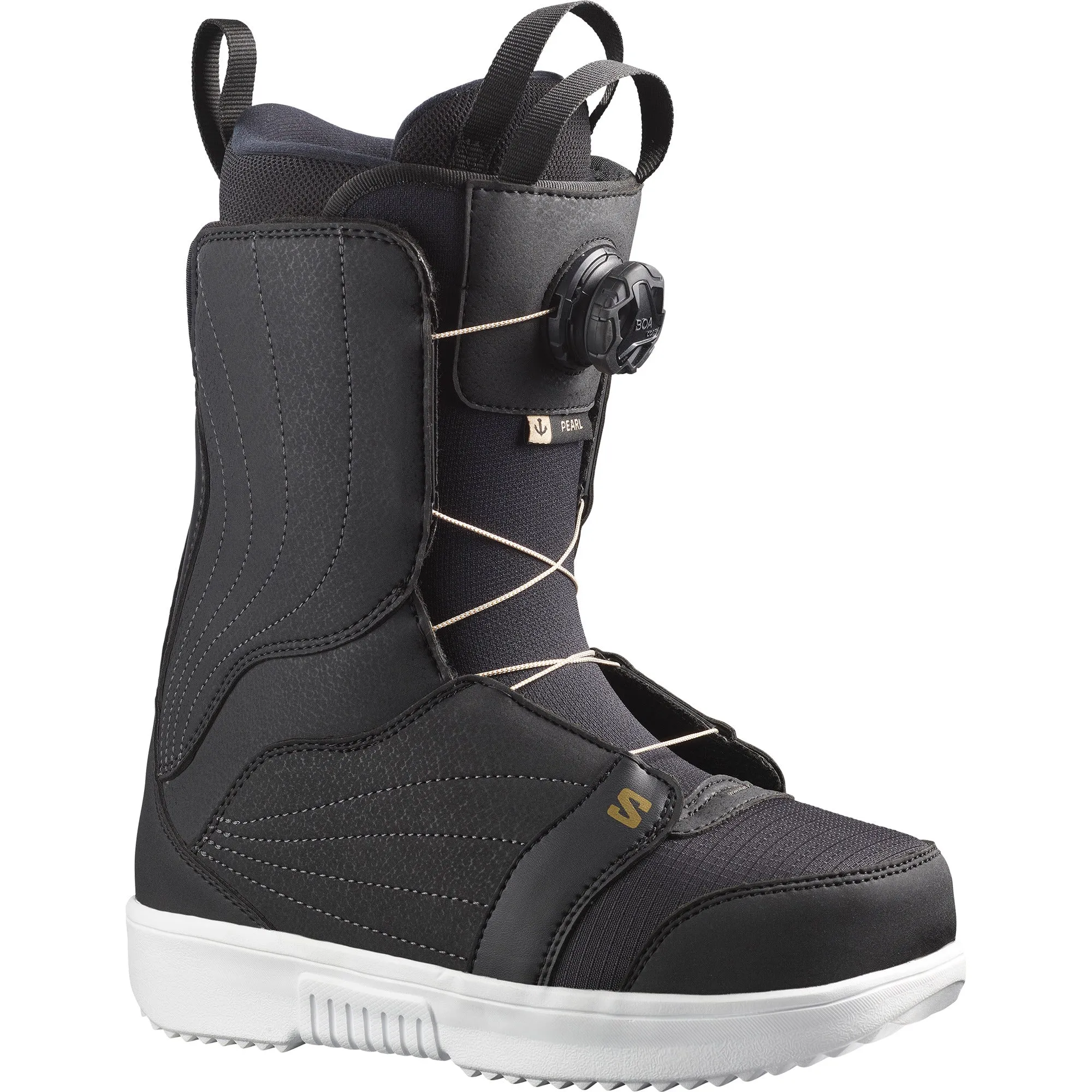 SNOW. BOOTS PEARL BOA Black/White/G