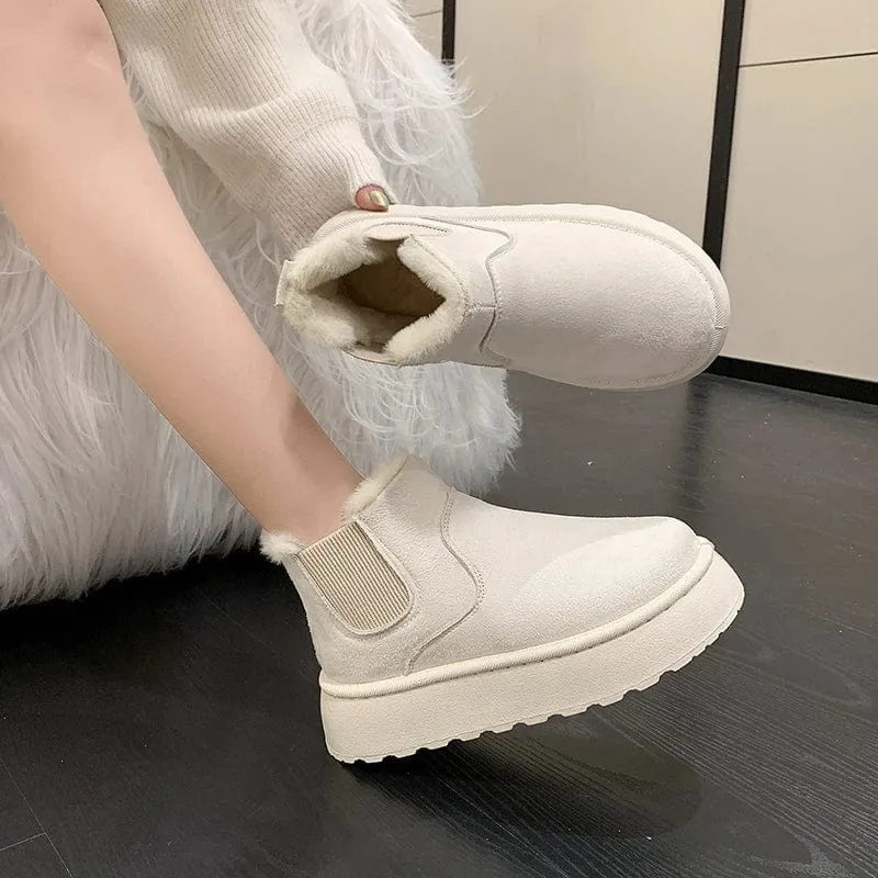 Snow Boots Women Plush High-Top