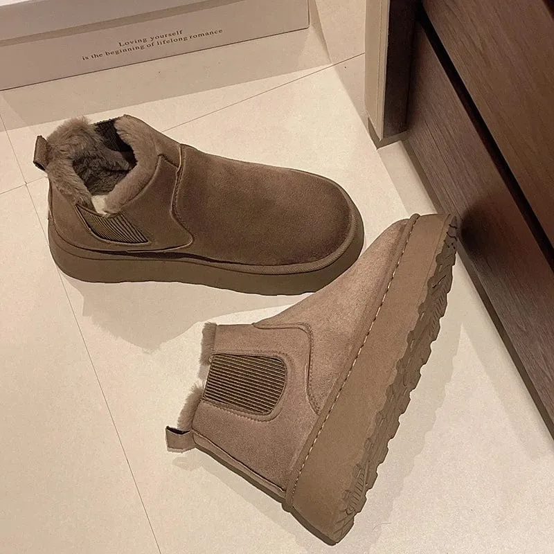 Snow Boots Women Plush High-Top