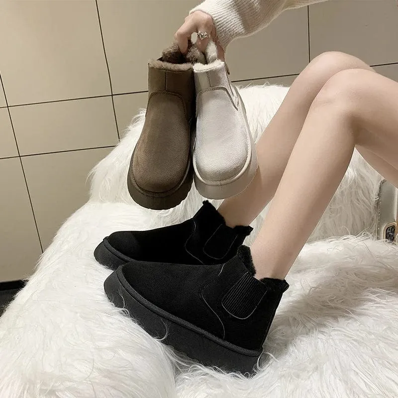 Snow Boots Women Plush High-Top