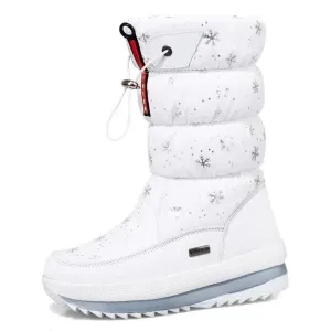Snow Boots Women Waterproof Mid-Calf
