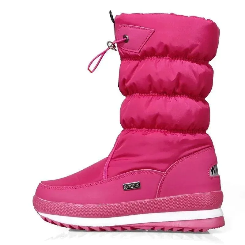 Snow Boots Women Waterproof Mid-Calf