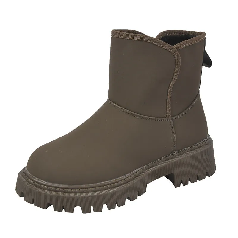 SnowStride Luxe Leather Boots