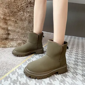SnowStride Luxe Leather Boots