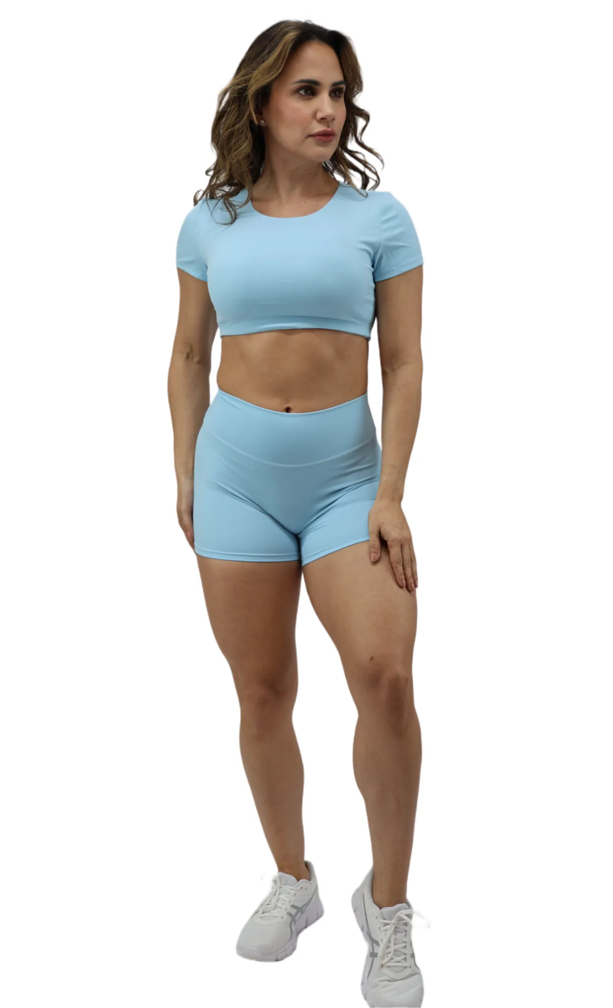 SoftFlex Shorts Set- Baby Blue