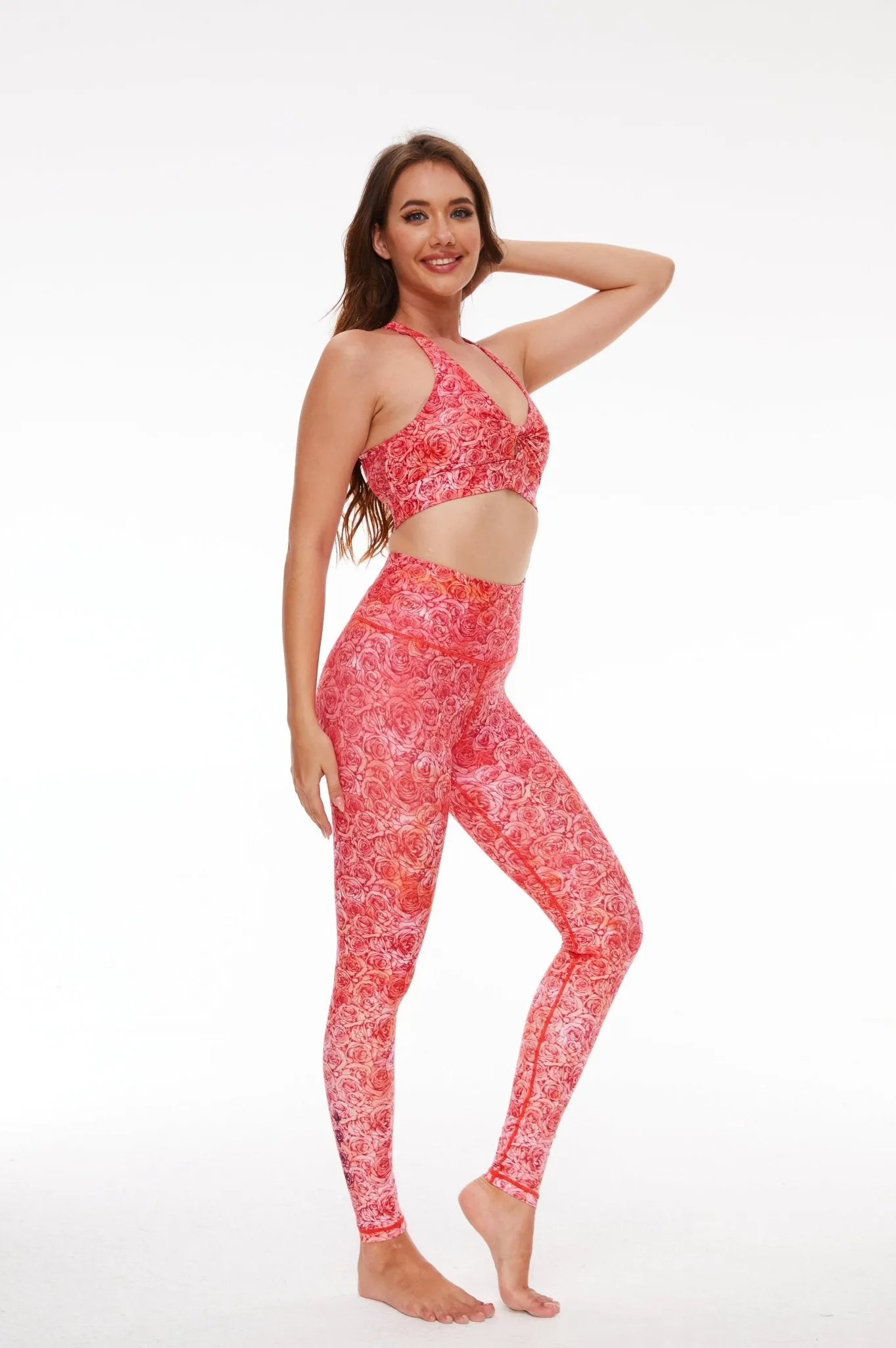 Solar Bloom High-waisted Leggings