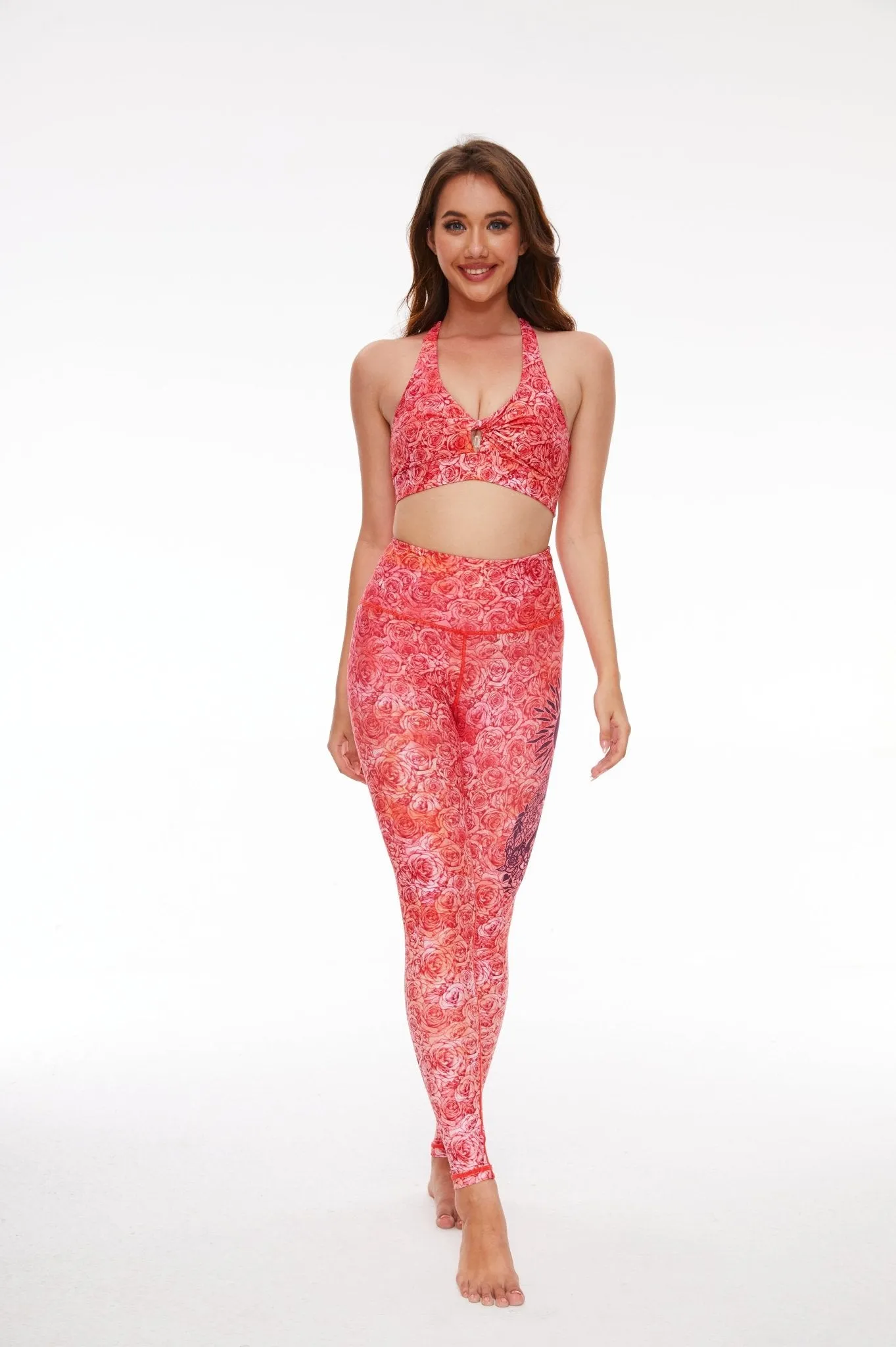 Solar Bloom High-waisted Leggings