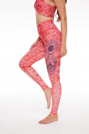 Solar Bloom High-waisted Leggings