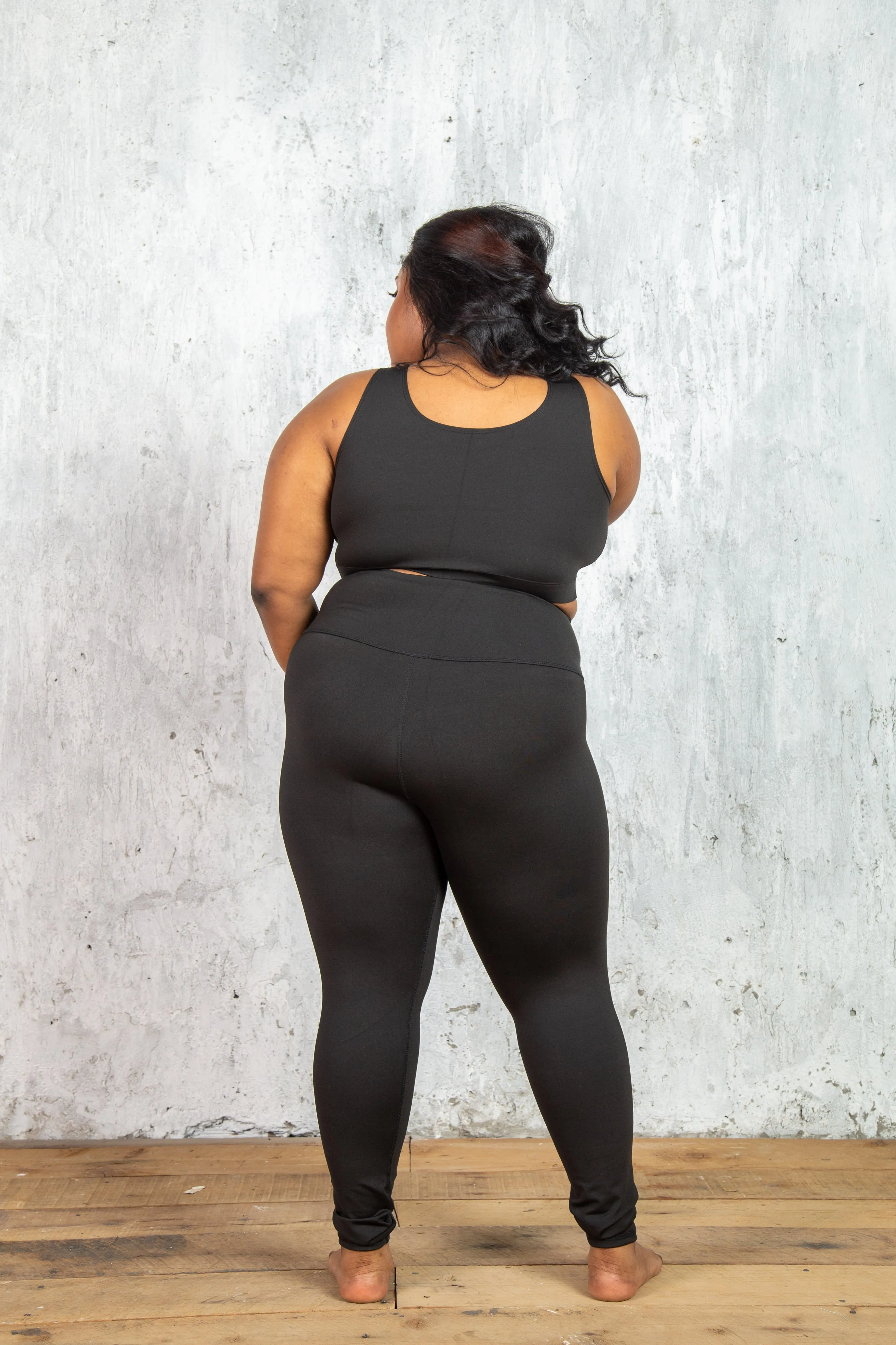 Solid Black Activewear