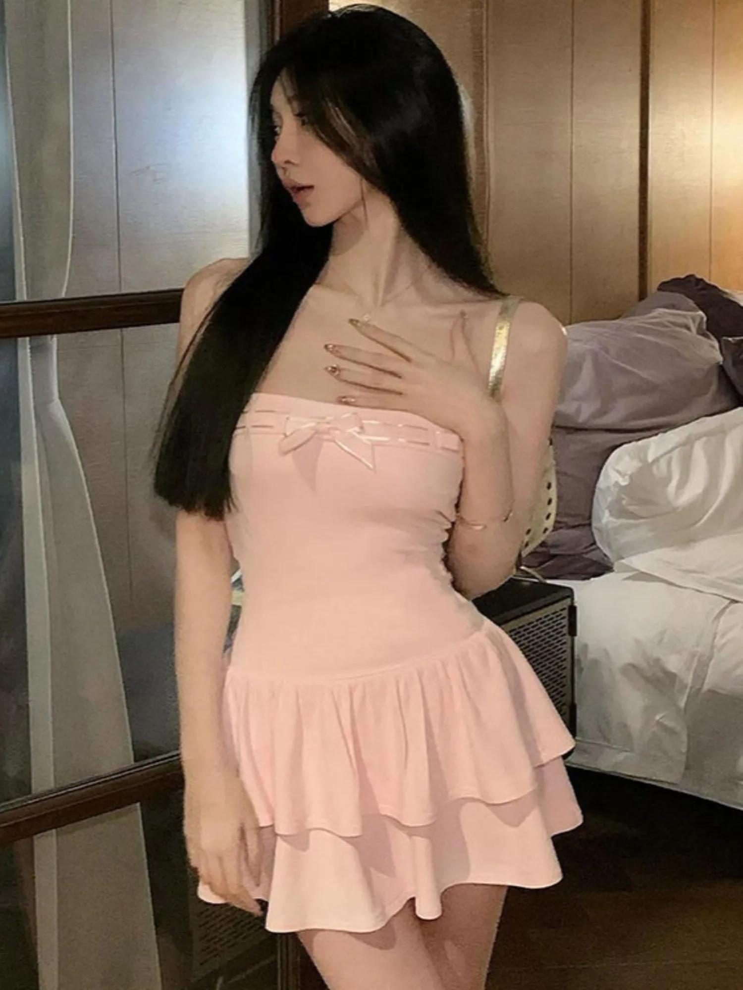 Solid Tube Dress