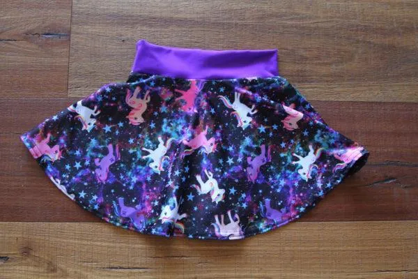 Space Pony Skater Skirt Toddler Girls
