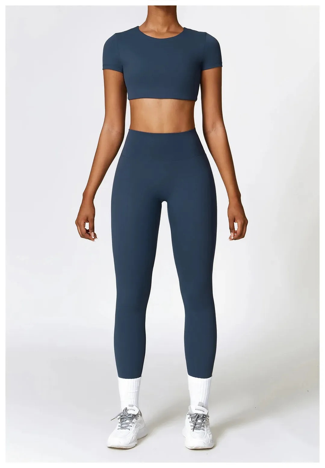SPRT - Seamless Yoga Set With Crop Top