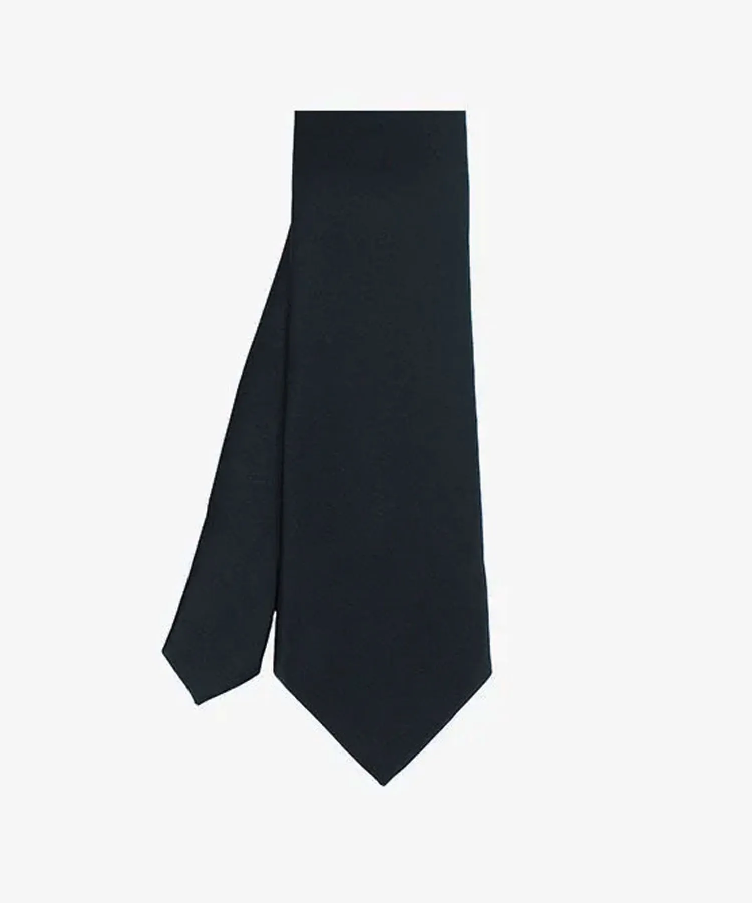 Stacy Adams Solid Tie and Handkerchief - Black