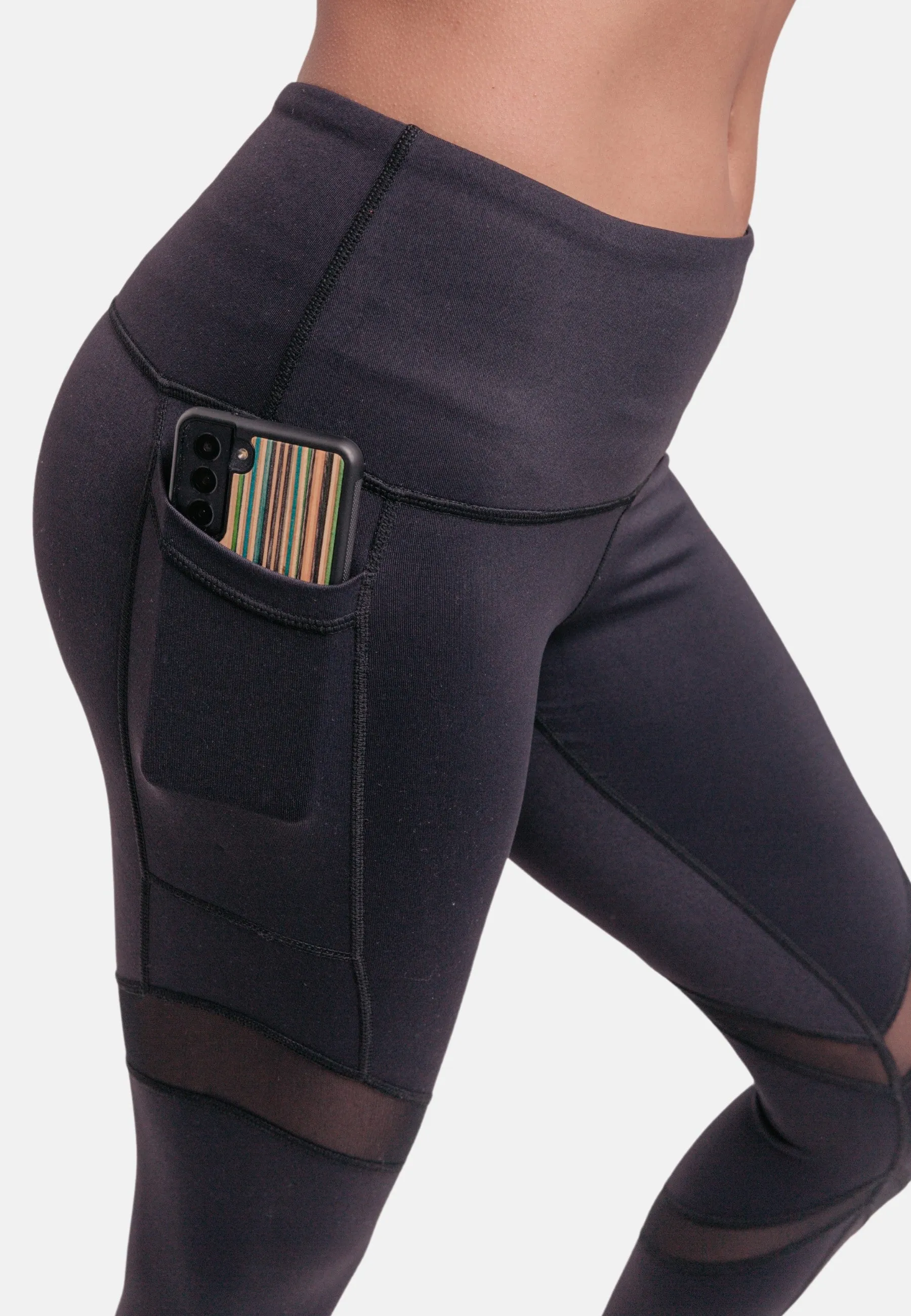 STAR Capri Leggings - Black