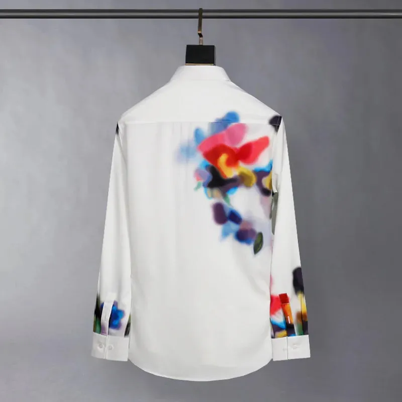 StellarChic Sommer Halo Dyeing Langarmhemd
