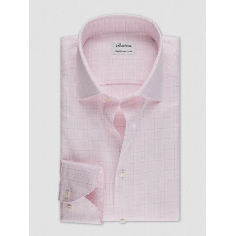 Stenstroms | Checked Twill Dress Shirt (2 Colors)