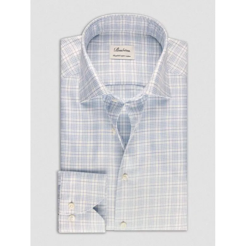 Stenstroms | Checked Twill Dress Shirt (2 Colors)