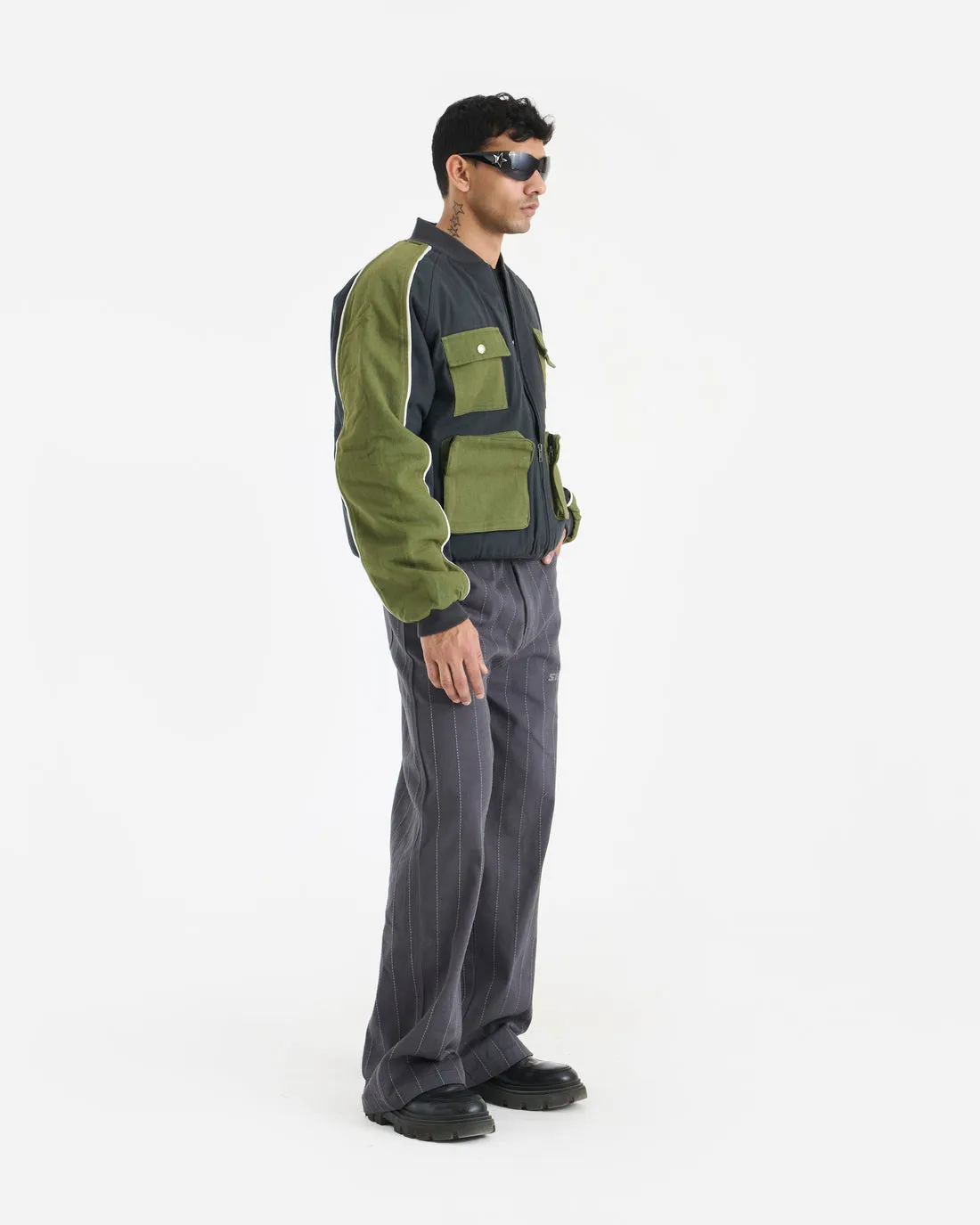 Stitchline Pants - Black