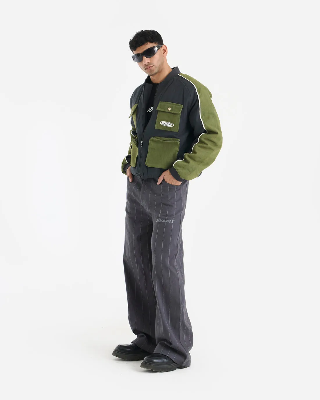 Stitchline Pants - Black