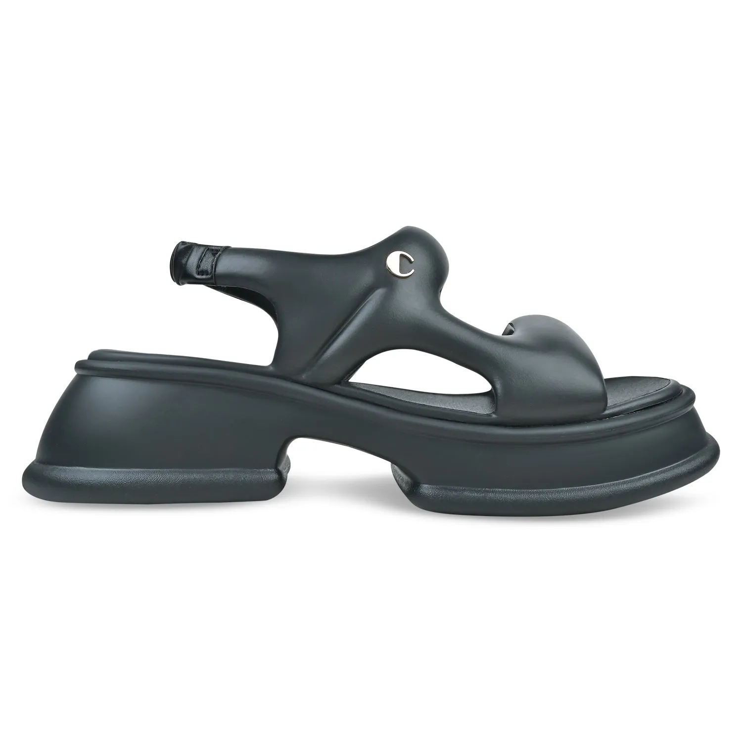 Stormy Black Sandals