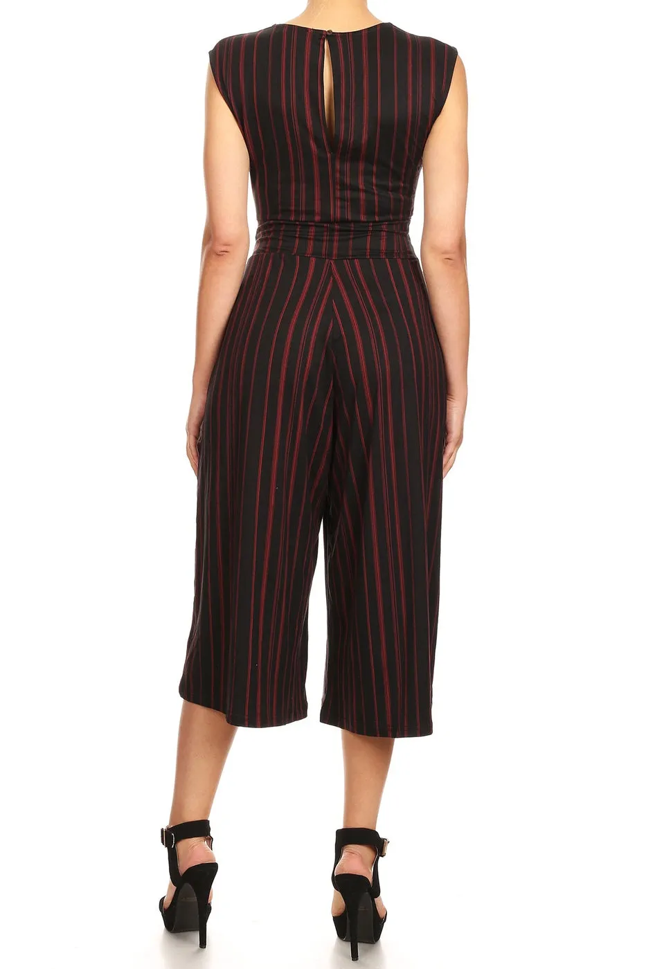 Striped Ladies Night Jumpsuit