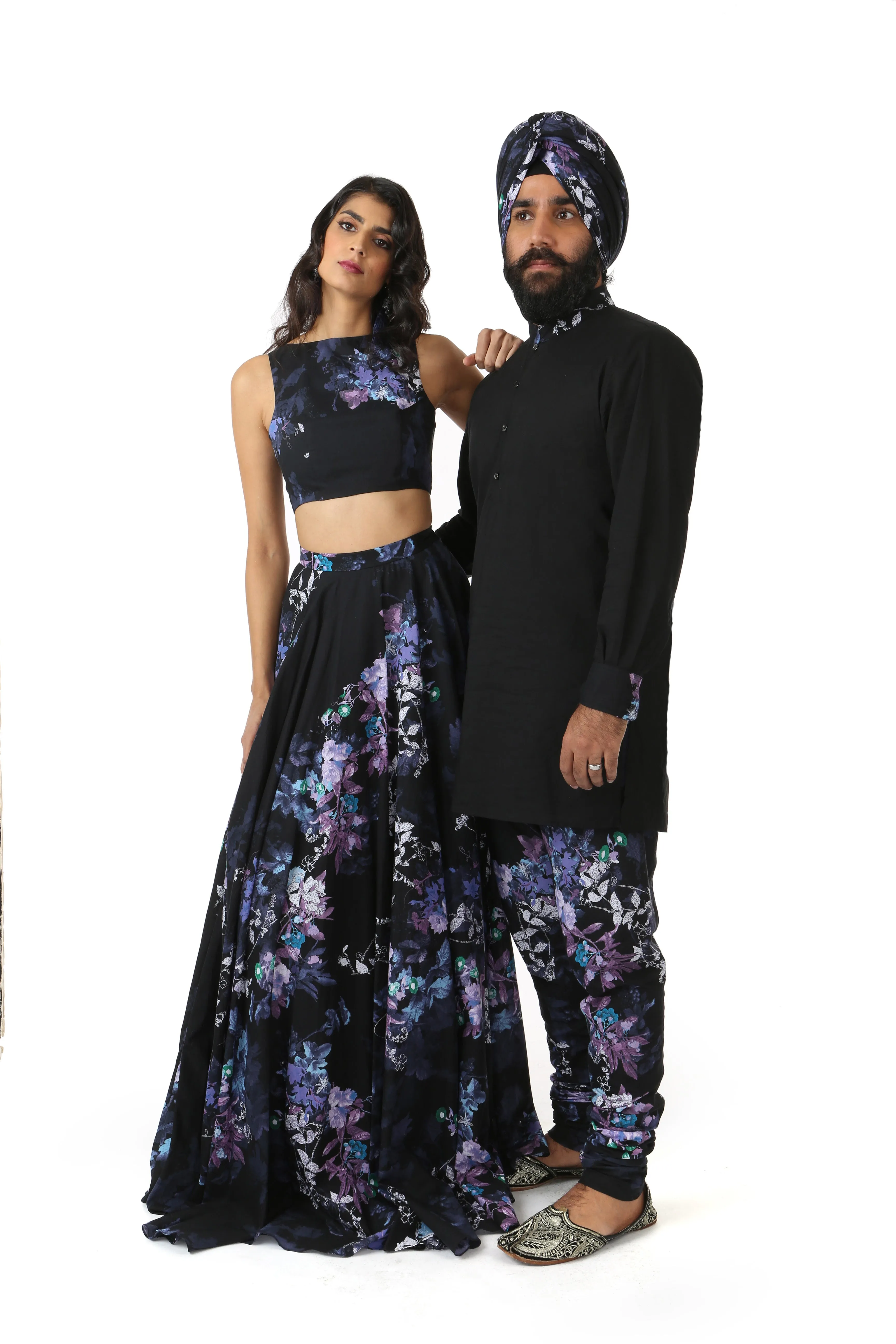 SUMEET Floral Cuffed Shirt
