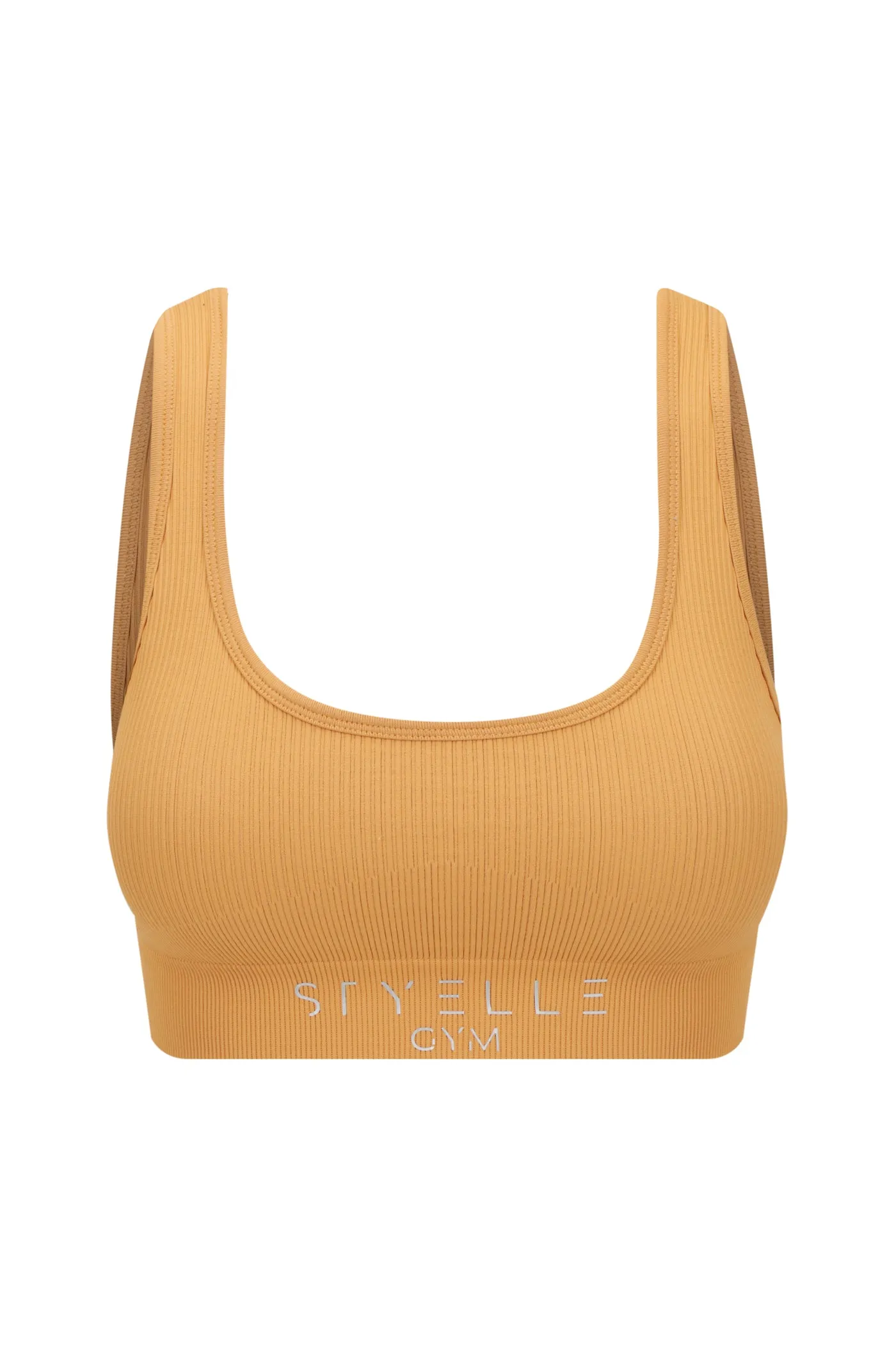 Taylor | Ribbed Activewear Top | Desert Sand