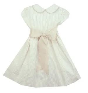 The Bailey Boys Khaki Stripe Tie Dress