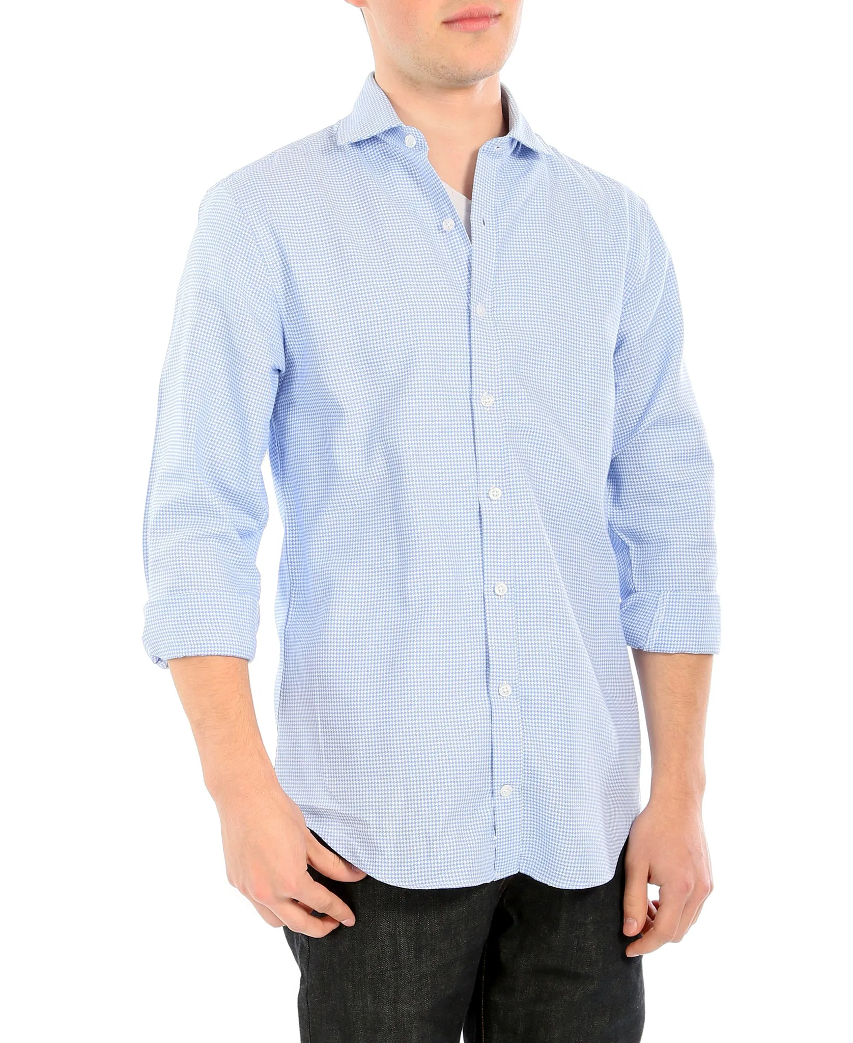 The Knox Slim Fit Cotton Dress Shirt