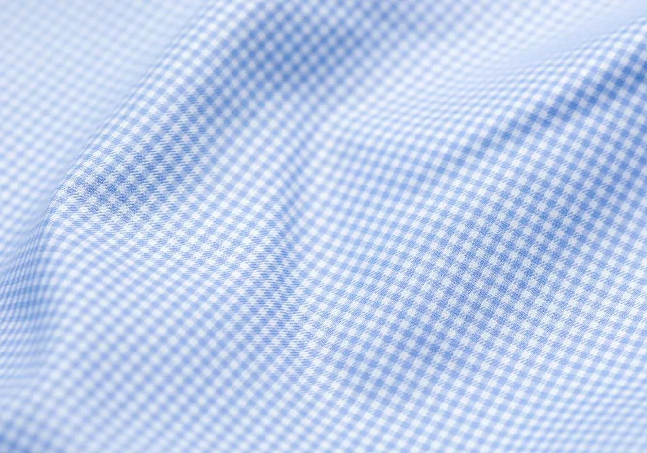 The Light Blue Kilby Non Iron Gingham Custom Shirt
