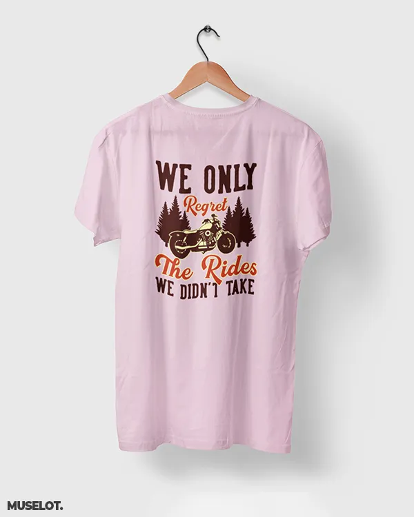 The only regret of a rider printed t shirts