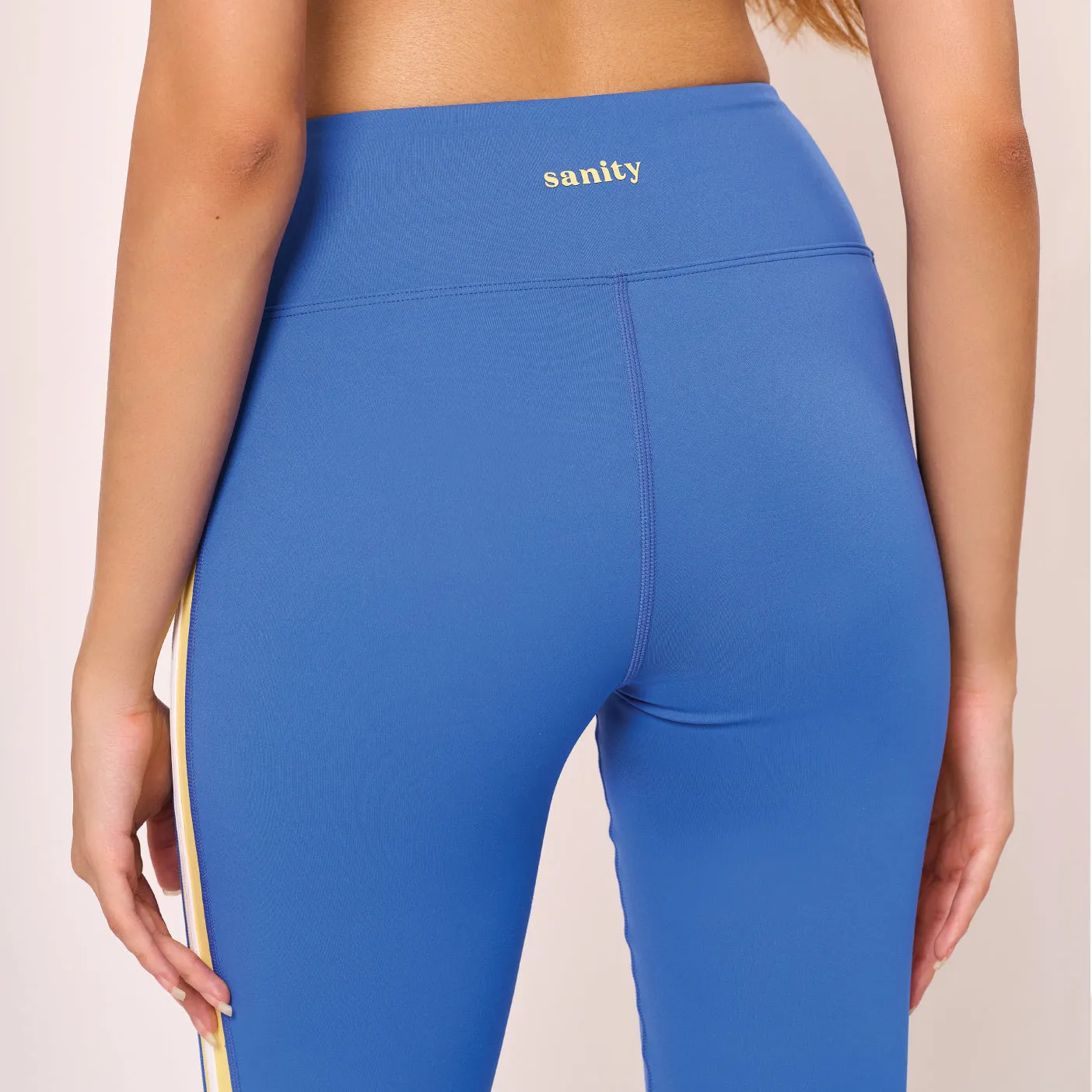 The Royal Highness Flared Leggings | Blue
