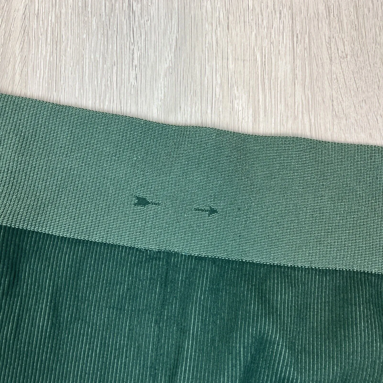The Upside Womens Green Ribbed Leggings Activewear Size Medium