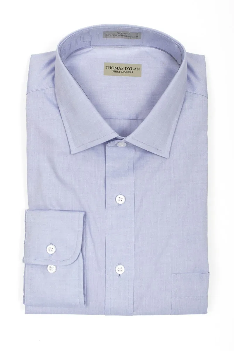 Thomas Dylan Dress Shirt Spread Collar Strechtech Fitted