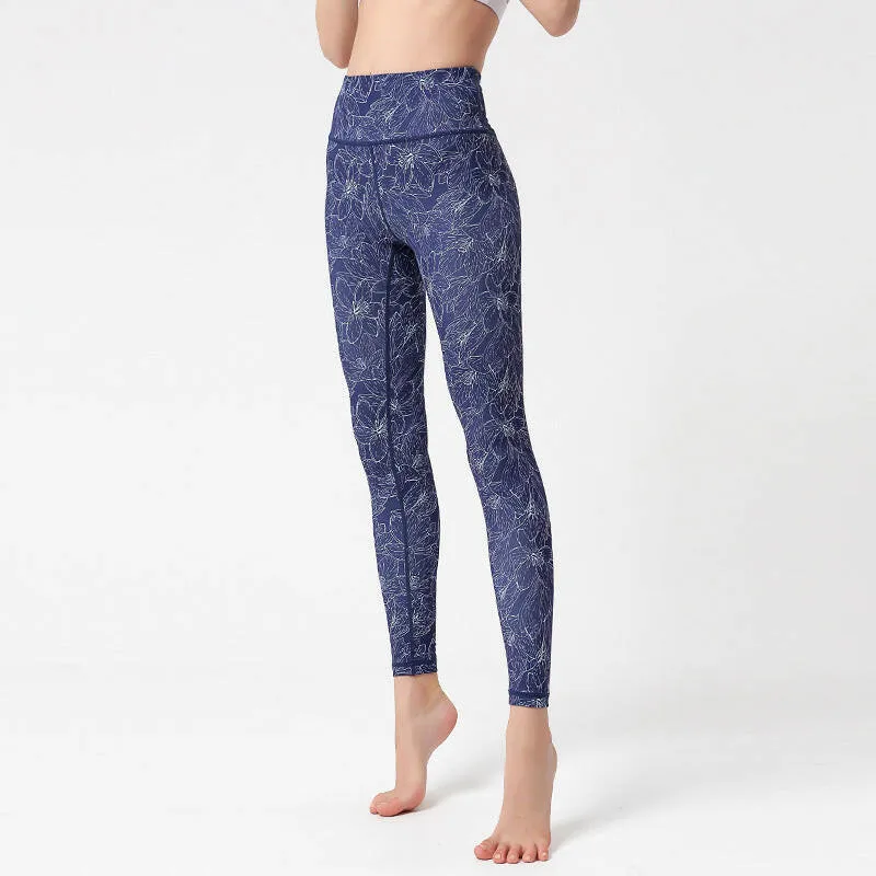 Tie Dye Push-Up Yoga Leggings