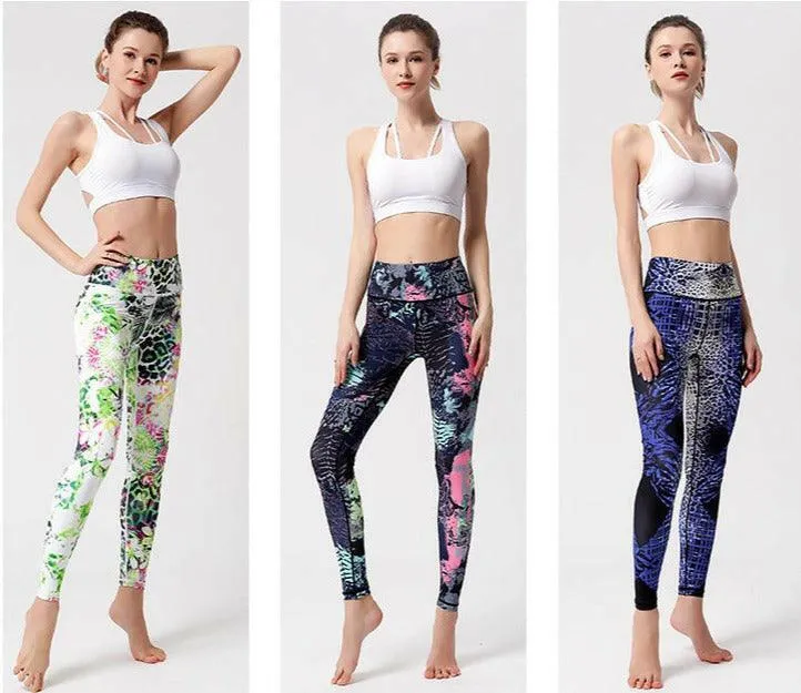 Tie Dye Push-Up Yoga Leggings