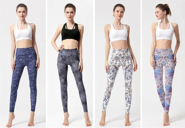 Tie Dye Push-Up Yoga Leggings