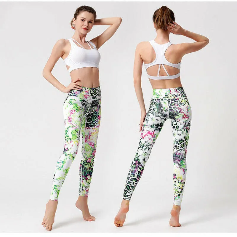 Tie Dye Push-Up Yoga Leggings