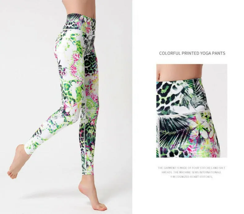 Tie Dye Push-Up Yoga Leggings