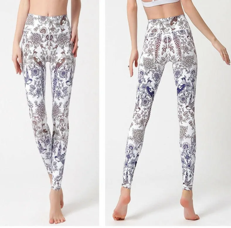 Tie Dye Push-Up Yoga Leggings