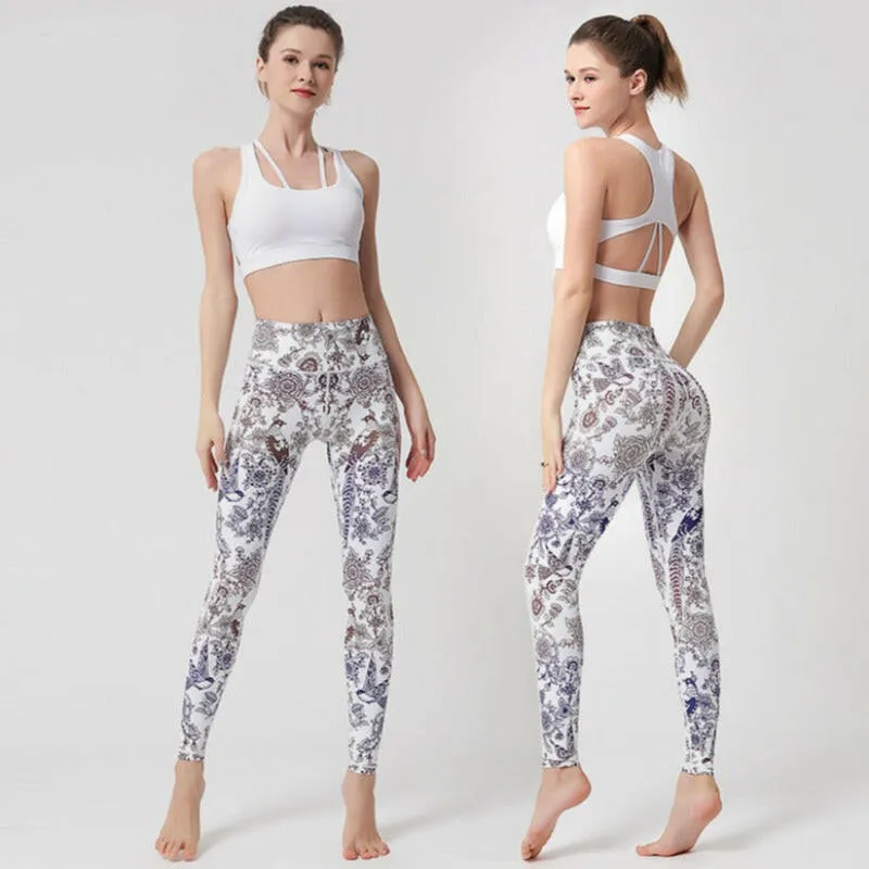 Tie Dye Push-Up Yoga Leggings