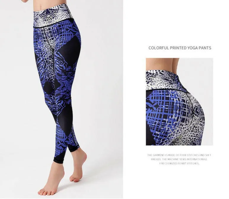Tie Dye Push-Up Yoga Leggings
