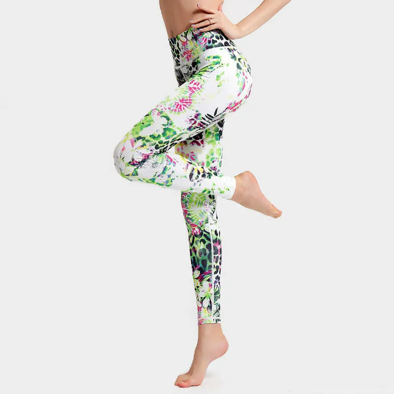 Tie Dye Push-Up Yoga Leggings