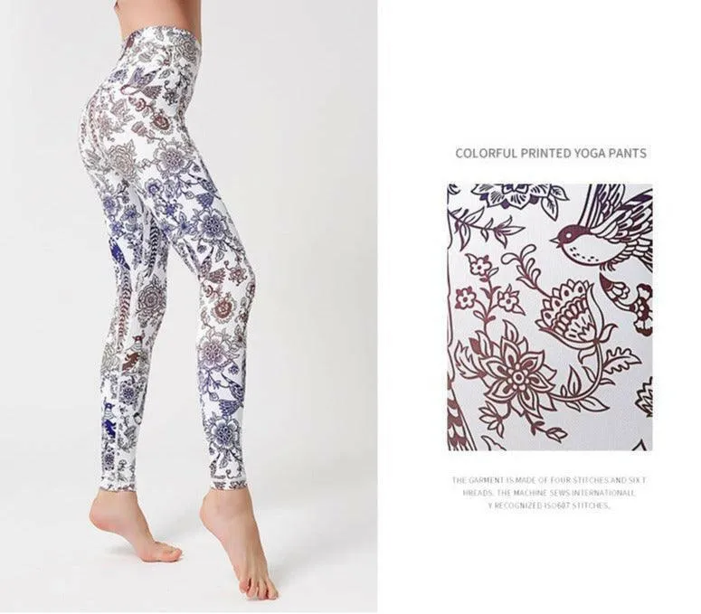 Tie Dye Push-Up Yoga Leggings