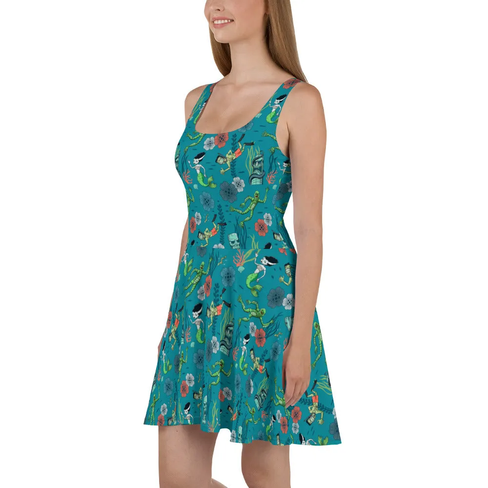 Tiki Dead Sea Skater Dress