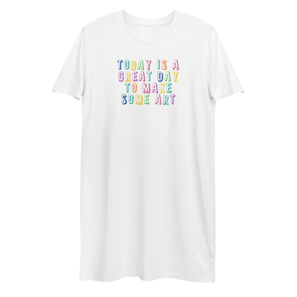 Today Is A Great Day T-shirt Dress