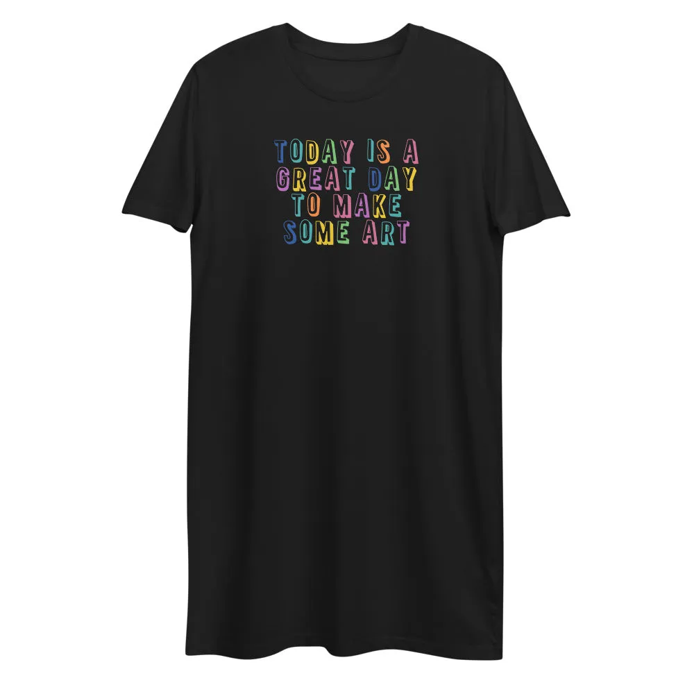 Today Is A Great Day T-shirt Dress